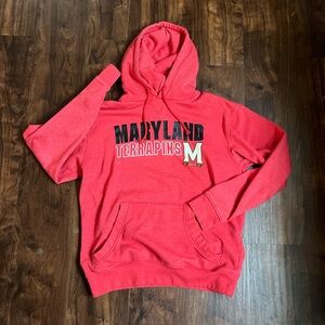 Rivalry Threads Red Maryland Terrapins Hoodie